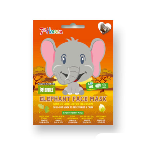 Picture of 7TH HEAVEN ELEPHANT SHEET MASK - LOTUS BLOSSOM&GINKGO